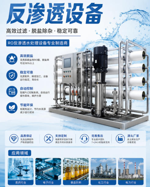 工业反渗透设备市场需求持续增长 水处理行业迎来新机遇